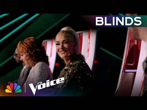 GORGEOUS Voice Tempts Coaches Bublé and Gwen To Turn Their Chairs | Voice Blinds