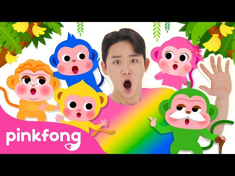 🐒 Colorful Monkey Banana Dance | Baby Monkey | Hoi's Playground | Pinkfong Kids Song