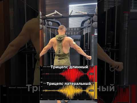 Качаем трицепс. Попробуй это упражнение. #тренировка #fitness