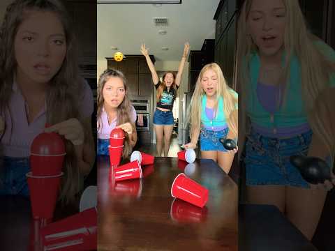 Testing our LUNG Capacity! 👀🎈🤣 | Triple Charm #Shorts