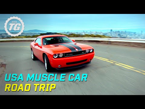 USA Muscle Car Road Trip | Part 1: Drag Racing in Reno | Top Gear | BBC