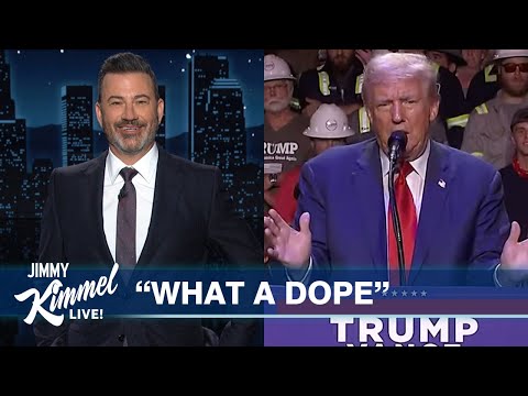 ⁣Jimmy Kimmel Responds to Trump Calling Him “One of the Dumbest Human Beings Ever”