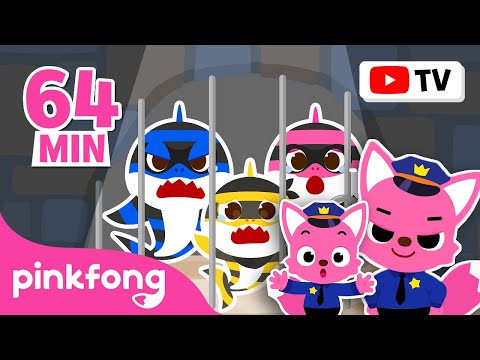 🚨 Catch the Thief Shark Family! | Hide and Seek | Play with Baby Shark | Pinkfong Baby Shark