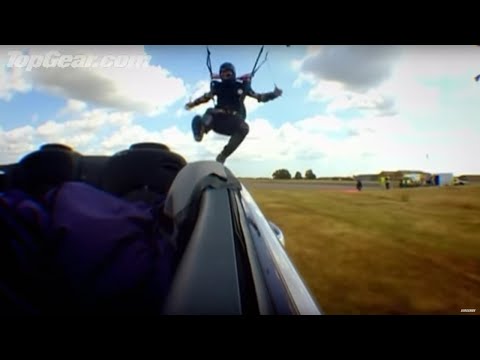 Parachute Into Car Challenge!  | Top Gear