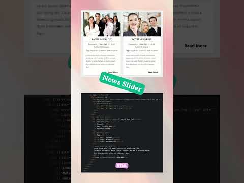 News Slider #coding #webdesign #learnwebdev #htmlcss