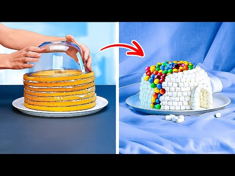 FUN CAKE DECORATING IDEAS 🍰 EASY DESSERT RECIPES!