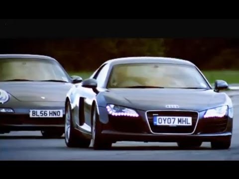 Audi R8 vs Porsche 911 Carrera - Top Gear - BBC