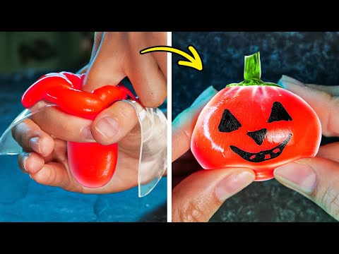 [ASMR] HALLOWEEN SCHOOL CRAFTS 🎃 SPOOKY DIY IDEAS! 🎧