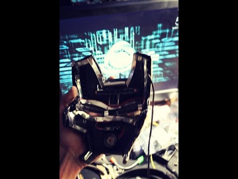 Джарвис в шлеме IRON MAN. Первые слова.