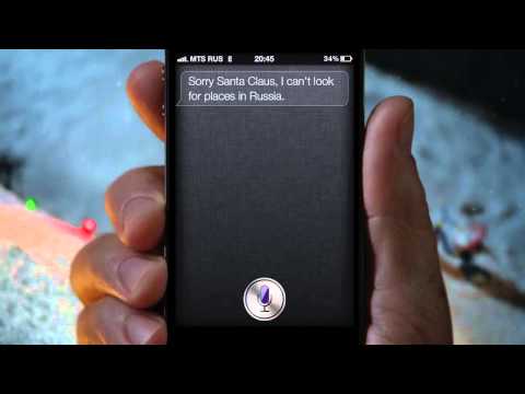 Santa iPhone 4S TV Ad - Russian Edition